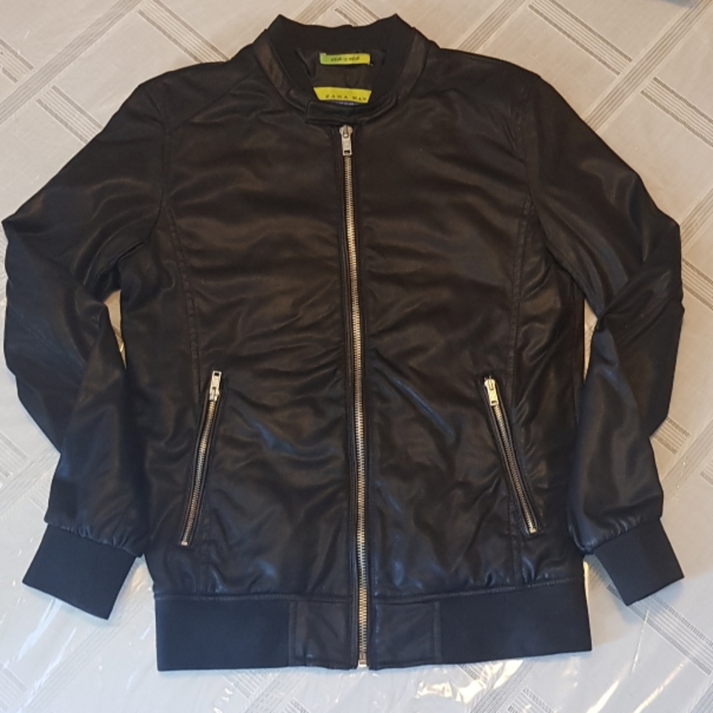 ZARA MAN WEAR TO WEAR JACKET BLACK SIZE M